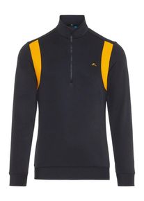 J. Lindeberg J.Lindeberg, Herren Sweatjacke, Goldgelb / Schwarz