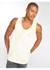Just Rhyse, Herren Tank-Top 'Zorritos', Gelb / Weiß