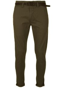DSTREZZED, Herren Chino 'BELT STRETCH TWILL', Khaki