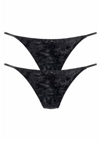 Lascana, Damen Strings, Schwarz