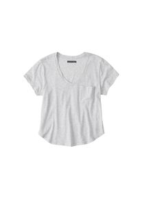 Abercrombie & Fitch Abercrombie & Fitch, Damen T-Shirt 'BOYFRIEND TEE', Grau