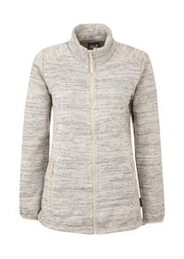 Jack Wolfskin, Damen Fleecejacke 'Aquila Altis Wo', Hellgrau / Weiß