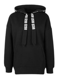 Q/S Designed By, Damen Hoodie, Schwarz / Weiß