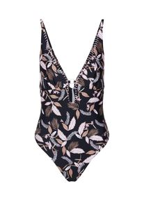 Minkpink, Damen Badeanzug 'Multi IPANEMA ONE PIECE', Rosa / Schwarz
