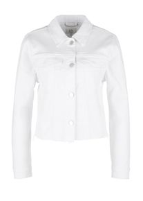 Q/S Designed By, Damen Jeansjacke, Weiß