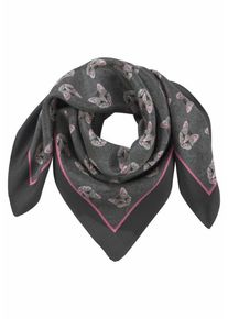 J. JAYZ, Damen Seidentuch, Grau / Altrosa