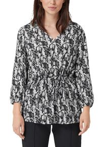 TRIANGLE, Damen Bluse, Schwarz / Weiß