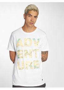 Just Rhyse, Herren T-Shirt 'Mud Bay', Weiß