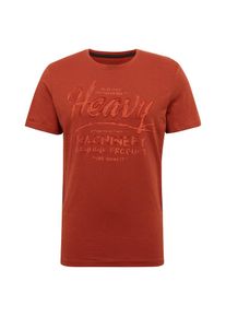 Tom Tailor, Herren T-Shirt, Rostrot