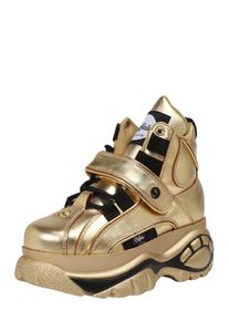 Buffalo London, Damen Sneaker '1348-14 2.0', Gold / Schwarz