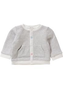 Esprit, Strickjacke, Graumeliert / Weiß