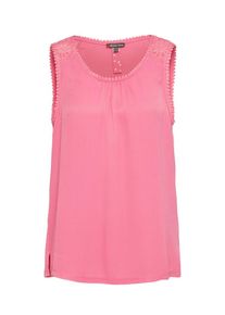 Street One, Damen Ärmellose Bluse, Pink