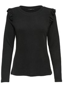 Only, Damen Strickpullover, Schwarz