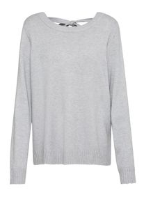 Vila, Damen Pullover, Hellgrau
