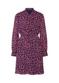 Only, Damen Kleid 'LISA', Nachtblau / Rot