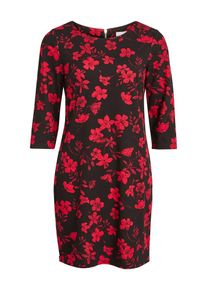 Vila, Damen Kleid 'VITINNY', Rot / Schwarz