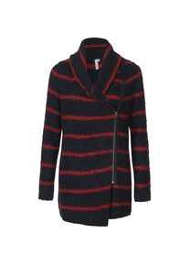 Q/S Designed By, Damen Strickjacke, Blau / Rot