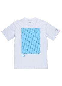 Element, Herren 'Commit Block' T-Shirt, Aqua / Wei&szlig;