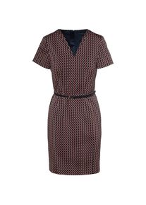 Esprit Collection, Damen Etuikleid, Altrosa / Schwarz
