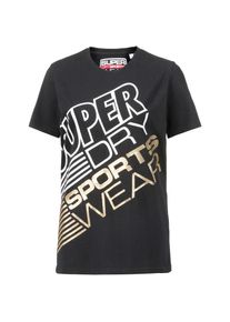 Superdry, Damen T-Shirt, Schwarz