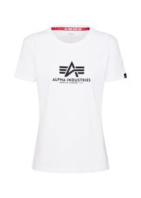 Alpha Industries, Damen Shirt 'New Basic T Wmn', Wei&szlig;