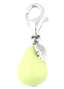 Esprit, Damen Charm Pear in Birnen-Form, Gelb / Silber