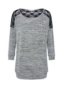 ABOUT YOU, Damen Shirt 'Carolina', Graumeliert