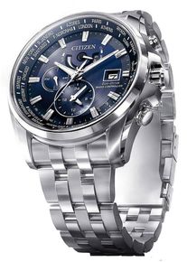 Citizen, Herren Multifunktionsuhr 'AT9030-55L', Marine / Silber