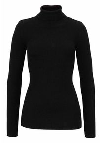 Laura Scott, Damen Rollkragenpullover, Schwarz