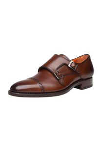 SHOEPASSION, Herren Schnallenschuhe, Braun