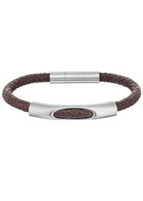Police, Herren Armband 'Jersey, PJ26144BLC.02', Braun / Silber