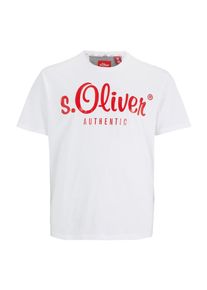 s.Oliver RED LABEL, Herren Shirt, Rot / Wei&szlig;