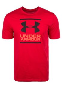 Under Armour, Herren Trainingsshirt 'GL Foundation', Hellrot / Schwarz