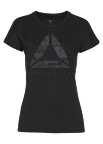 Reebok, Damen T-Shirt, Grau / Schwarz