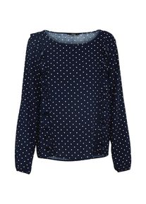 Only, Damen Printbluse mit Blu, Nachtblau