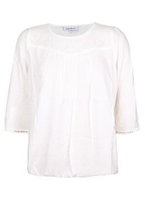 Zhenzi, Damen Tunikabluse, Offwhite