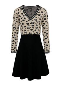 Heine, Damen Strickkleid, Schwarz