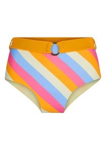Lingadore, Damen Slip 'Ember', Hellblau / Goldgelb / Hellgelb / Pink