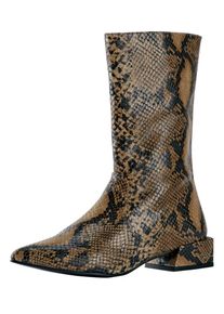 Heine, Damen Kurzstiefel, Beige / Braun