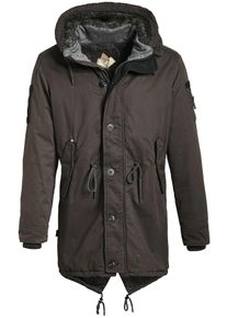 Khujo, Herren Mantel 'JOHN', Dunkelbraun