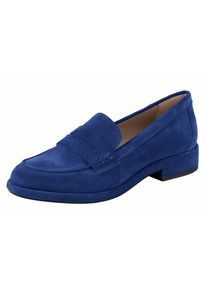 Heine, Damen Slipper im Penny-Loafer-Style, Blau