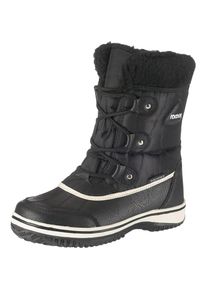 racoon outdoor, M&auml;dchen Winterstiefel 'JAZZ', Schwarzmeliert / Wei&szlig;