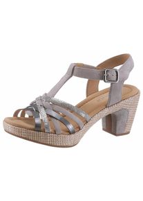 Gabor, Damen Sandalette, Grau / Taupe