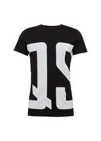 Q/S Designed By, Herren T-Shirt, Schwarz / Weiß