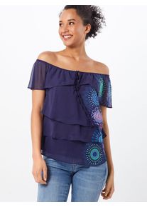 Desigual, Damen Bluse 'BLUS_CLARIE', Navy / Mischfarben