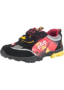 Lico, Klettschuh 'Soccer V Blinky', Gelb / Blutrot / Schwarz / Weiß