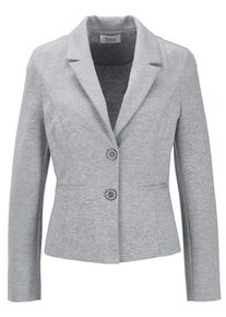 Heine, Damen Blazer 'Jerseyblazer', Hellgrau