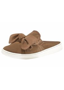 UGG Australia UGG, Damen Pantolette 'Luci Bow', Braun / Weiß