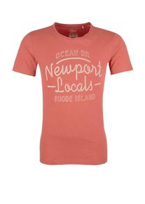 s.Oliver RED LABEL, Herren Flammgarn-Shirt, Cranberry