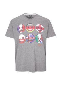 s.Oliver RED LABEL, Herren T-Shirt, Graumeliert / Mischfarben